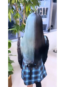 イエナ 渋谷(IENA) 水色ツートンカラー