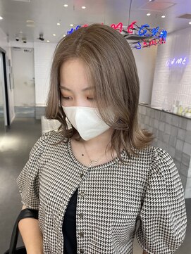 ゲーム 原宿店(GAME) ミルクティーベージュ/ダブルカラー/ケアブリーチ/髪質改善/原宿