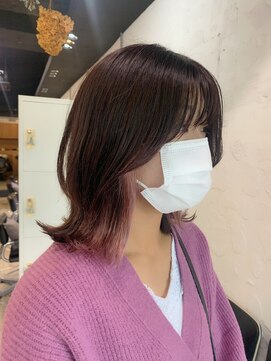 エム(EM) ピンクラベンダーイヤリングカラー