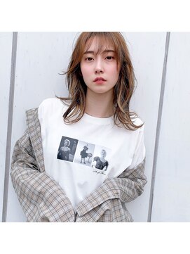 キーゴ 博多(KY-GO.) セミロング×レイヤースタイル ky-go.ura