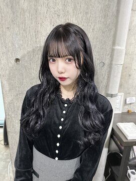 サロンドミルク 原宿(salon de MiLK) 【salon de MiLK 原宿】超絶かわいい暗髪ラベンダーブラック