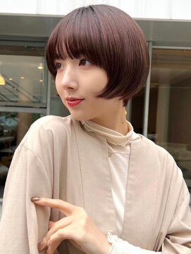 エムスラッシュ 表参道(M.SLASH) 表参道/ぱっつん/切りっぱなし/モード/前下がり/ミニボブ