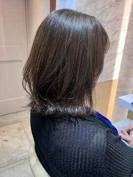 ロンド エスポワール 錦糸町(Lond espoir) 〇グレージュカラーデザインカラーシルキーベージュくびれボブ