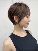 ショート/ボブ/レイヤーカット/グレーベージュ/髪質改善[池袋]