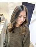 ダブルカラーブリーチデザインカラー髪質改善トリートメント