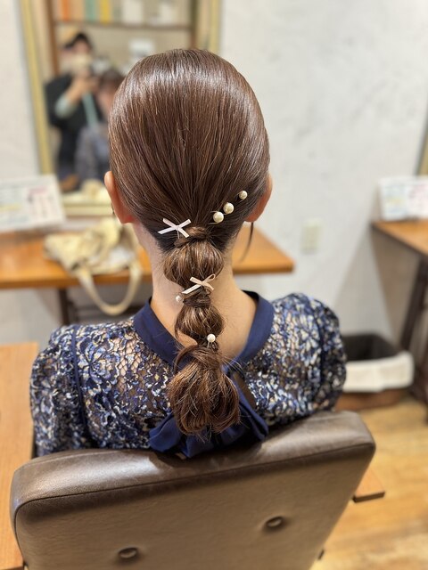 ヘアアクセのバランス感覚