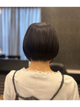 ミック ヘアアンドメイクアップ 直江津店(miq Hair&Make up) スッキリショートボブ