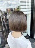 白髪ぼかしとボブ