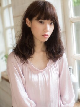 エクファ ヘアエステアンドスパ(ex-fa hair esthe&spa) デザインカラー/レイヤーカット/ウェットヘア/オリーブベージュ