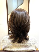 ヘアー グリーン(hair green) ミディアムレイヤー/ミディアムウルフ/30代40代50代