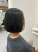 艶ボブカット＆ダークカラー