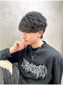 シースルーフェザーショート