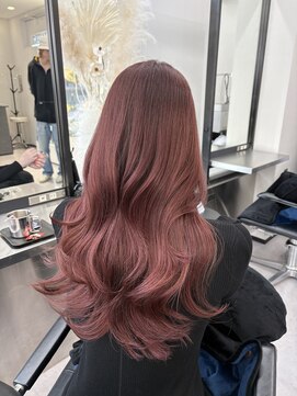 アルドーレフィエロ シンサイバシ(Ardore fiero shinsaibashi) ブリーチ無しでできるカシスピンク♪10代20代30代