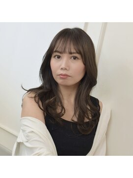 ラ ルーナ アレックス 阪急六甲店(la luna alex) 韓国巻き髪/ミディアムレイヤー/顔周りレイヤー/くびレイヤー