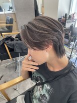 メンズサロン キング 梅田店(Men’s salon K!ng)&nbsp;ホワイトメッシュ/ツイスト/ツイスパ/パーマ/メンズ/眉毛
