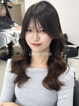 ジィルム(XELM) 韓国レイヤーカット/ブリーチ/レイヤーカット/ハッシュカット