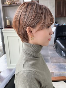 ザ シー 橋本(The C) 20代30代40代ナチュラル大人可愛いレイヤーショートボブ