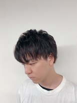 バーバーショップ テト キタヤマ(barber shop tete kitayama)&nbsp;ナチュラルツーブロック★ブラウンカラー
