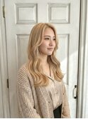 大人ガーリー/似合わせカット/ダブルカラー/ブリーチ/髪質改善