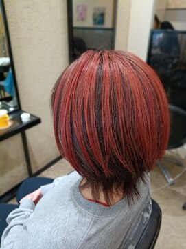 エイチ エアー ダヴ H air DAV調布北口 おれんじハイライト