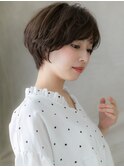 大人美人似合わせカット黒髪小顔クールショートX北浦和30代40代