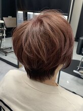 ルシック(LE CHIC)&nbsp;ショートススタイル/髪質改善/白髪染め/ワインレッド