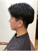 刈り上げセンターパート/波巻きツイストスパイラル/柏駅
