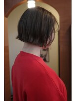 チャプター 問屋町(chapter)&nbsp;髪質改善ミニボブパツっとボブブリーチなし透明感ケアカラー