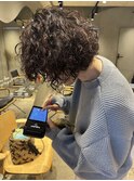 bibito ウルフネオソバージュ　強めパーマスタイル