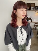 ヘアーアイストゥーレ(HAIR ICI TRE)&nbsp;ブリーチなしカラーピンクレッドラベンダーオレンジ  担当渡辺聖