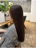 《大人のピンクブラウンでツヤ感マシマシに♪》江幡彩音