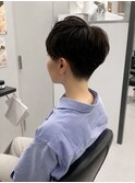 【中西里美】刈り上げショート/黒髪／町田