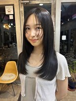 ラミパス(RAMIPASS ladies&gentlemen)&nbsp;顔周りのレイヤーカットで；つくる韓国風ストレート