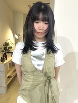 ニコフクオカヘアーメイク(NIKO Fukuoka Hair Make)&nbsp;[NIKO]レイヤーカット/ミディアムレイヤー/オリーブ/グレージュ