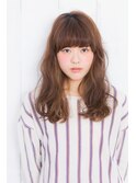 大人おしゃれ/ナチュラルパーマ/大人かわいい/セミロング/