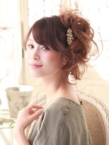 髪質改善と縮毛矯正の専門店 サンティエ(scintiller)&nbsp;【scintiller鹿児島】シルエットのサイドアレンジ