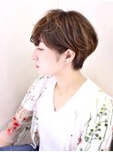 ハイライトを効かせたショートスタイル【RENJISHI 宮本】