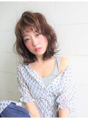 肩ライン☆ふんわり外ハネボブ