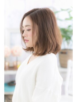 ミック ヘアアンドビューティー 大山店(miq  Hair&Beauty) くせ毛風カールでこなれ大人ミディ