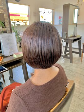 オレンジ(orange) 【orange大分賀来】グラデーションボブ