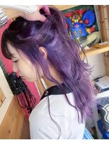 トーク 武庫之荘(TAL'KE)&nbsp;TAL'KE武庫之荘/インナーカラー×ブルーラベンダー_106