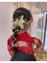 シュエット(Chouette)&nbsp;袴ヘア/卒業式/アレンジポニー