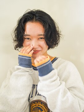 トゥコ(tuco) ボブパーマ　ニュアンスパーマ　黒髪パーマ