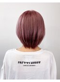 【EIGHT 池袋】ピンクベージュ×ショートスタイル