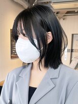 アルバム 池袋(ALBUM)&nbsp;ボブレイヤー_チェリーブラウンフェミニンロング_ba427431