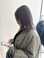 ヨーク(YOKE)&nbsp;YOKE 切りっぱなしボブ結べるボブアッシュグレージュロブ