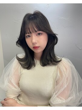 ボタン シブヤ(VOTAN SHIBUYA) 前髪カット/顔まわりカット/くびれヘア/ブリーチなし/韓国ヘア