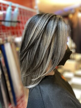 ロック フィールド フェイスフレーミングバレイヤージュ