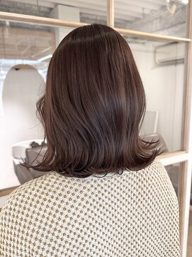 ヘアスペース リズム グリーン(Hair space Rizm green) ピンクブラウン