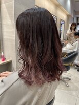 チリンバイロストシティー(Chillin by LOSTCITY)&nbsp;コントラストグラデーションカラー髪質改善白髪ぼかしハイライト